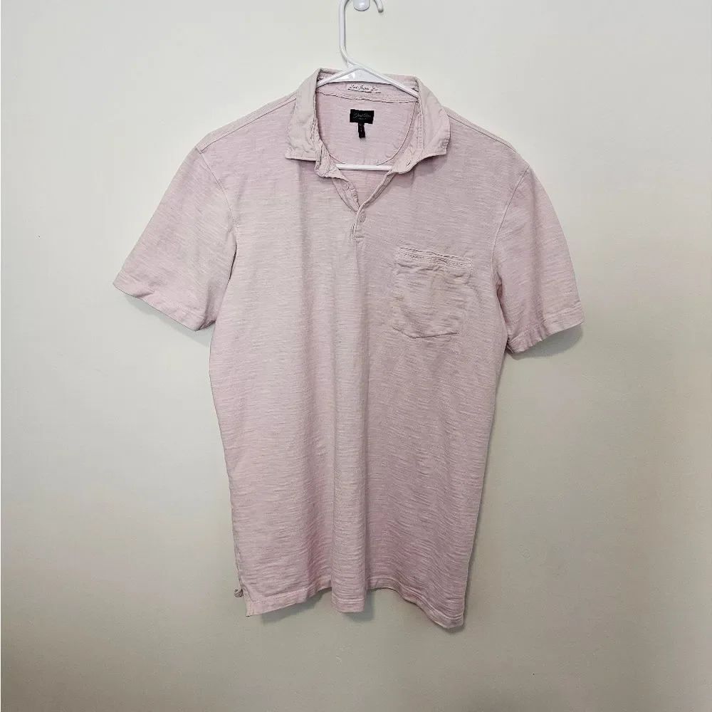 Good Man Pink Polo Mens Medium